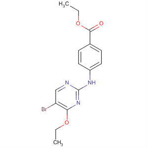 702672-95-5  Benzoic acid, 4-[(5-bromo-4-ethoxy-2-pyrimidinyl)amino]-, ethyl ester