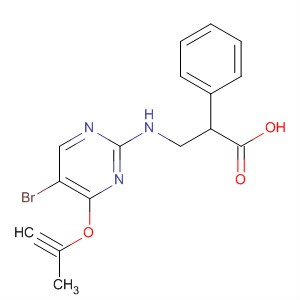 702674-05-3  Benzenepropanoic acid,3-[[5-bromo-4-(2-propynyloxy)-2-pyrimidinyl]amino]-