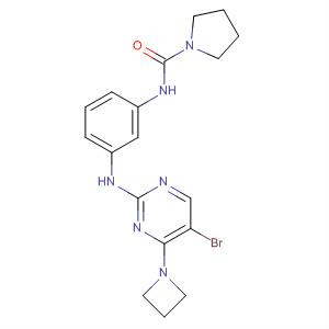 702678-22-6  1-Pyrrolidinecarboxamide,N-[3-[[4-(1-azetidinyl)-5-bromo-2-pyrimidinyl]amino]phenyl]-