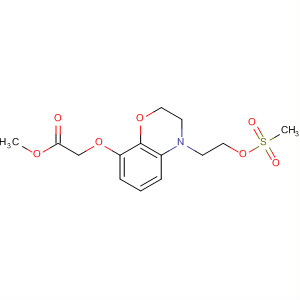 702685-64-1  Acetic acid,[[3,4-dihydro-4-[2-[(methylsulfonyl)oxy]ethyl]-2H-1,4-benzoxazin-8-yl]oxy]-, methyl ester