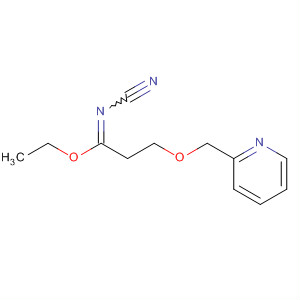 70296-22-9  Propanimidic acid, N-cyano-3-(2-pyridinylmethoxy)-, ethyl ester 70296-22-9  Propanimidic acid, N-cyano-3-(2-pyridinylmethoxy)-, ethyl ester
