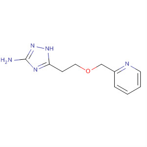 70296-24-1  1H-1,2,4-Triazol-3-amine, 5-[2-(2-pyridinylmethoxy)ethyl]-