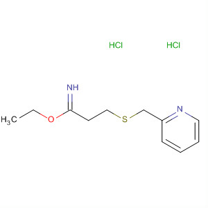 70296-27-4  Propanimidic acid, 3-[(2-pyridinylmethyl)thio]-, ethyl ester,dihydrochloride