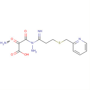 70296-55-8  Acetic acid, aminooxo-,2-[1-imino-3-[(2-pyridinylmethyl)thio]propyl]hydrazide