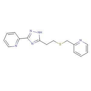 70296-63-8  Pyridine, 2-[5-[2-[(2-pyridinylmethyl)thio]ethyl]-1H-1,2,4-triazol-3-yl]-