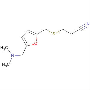 70296-73-0  Propanenitrile, 3-[[[5-[(dimethylamino)methyl]-2-furanyl]methyl]thio]-