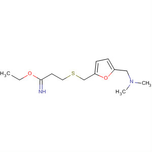 70296-74-1  Propanimidic acid, 3-[[[5-[(dimethylamino)methyl]-2-furanyl]methyl]thio]-,ethyl ester