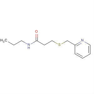 70296-77-4  Propanamide, N-propyl-3-[(2-pyridinylmethyl)thio]-