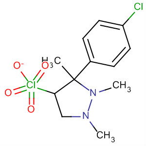 70297-38-0  Pyrazolidine, 3-(4-chlorophenyl)-1,2,3-trimethyl-, monoperchlorate 70297-38-0  Pyrazolidine, 3-(4-chlorophenyl)-1,2,3-trimethyl-, monoperchlorate