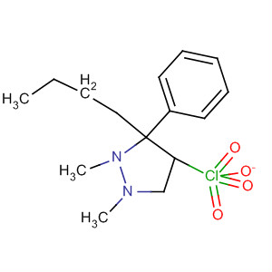 70297-53-9  Pyrazolidine, 3-butyl-1,2-dimethyl-3-phenyl-, monoperchlorate 70297-53-9  Pyrazolidine, 3-butyl-1,2-dimethyl-3-phenyl-, monoperchlorate