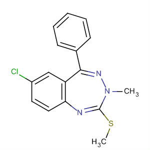 70437-50-2  3H-1,3,4-Benzotriazepine, 7-chloro-3-methyl-2-(methylthio)-5-phenyl-