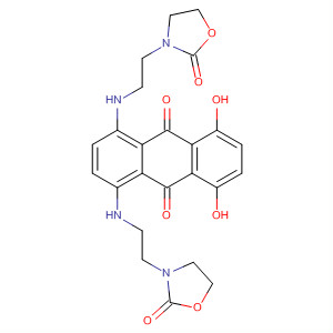 70477-02-0  9,10-Anthracenedione,1,4-dihydroxy-5,8-bis[[2-(2-oxo-3-oxazolidinyl)ethyl]amino]-