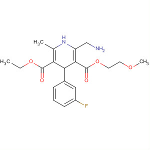 70527-62-7  3,5-Pyridinedicarboxylic acid,2-(aminomethyl)-4-(3-fluorophenyl)-1,4-dihydro-6-methyl-, 3-ethyl5-(2-methoxyethyl) ester