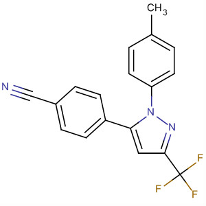 705934-01-6  Benzonitrile, 4-[1-(4-methylphenyl)-3-(trifluoromethyl)-1H-pyrazol-5-yl]-