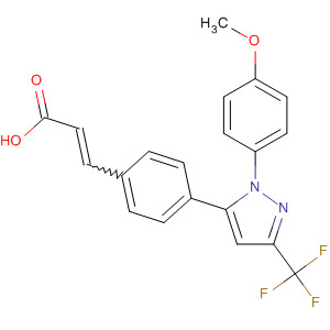 705935-58-6  2-Propenoic acid,3-[4-[1-(4-methoxyphenyl)-3-(trifluoromethyl)-1H-pyrazol-5-yl]phenyl]-