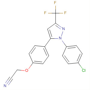 705935-70-2  Acetonitrile,[4-[1-(4-chlorophenyl)-3-(trifluoromethyl)-1H-pyrazol-5-yl]phenoxy]-