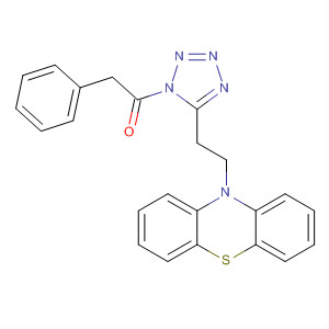 705964-50-7  1H-Tetrazole, 5-[2-(10H-phenothiazin-10-yl)ethyl]-1-(phenylacetyl)-