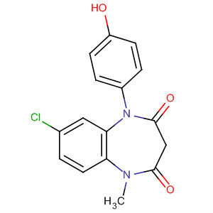 70643-28-6  1H-1,5-Benzodiazepine-2,4(3H,5H)-dione,7-chloro-5-(4-hydroxyphenyl)-1-methyl-