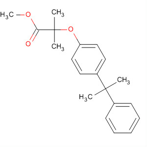 70757-71-0  Propanoic acid, 2-methyl-2-[4-(1-methyl-1-phenylethyl)phenoxy]-, methylester