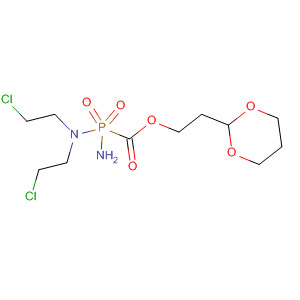 70772-67-7  Phosphorodiamidic acid, N,N-bis(2-chloroethyl)-,2-(1,3-dioxan-2-yl)ethyl ester 70772-67-7  Phosphorodiamidic acid, N,N-bis(2-chloroethyl)-,2-(1,3-dioxan-2-yl)ethyl ester