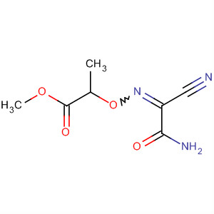 70792-67-5  Propanoic acid, 2-[[(2-amino-1-cyano-2-oxoethylidene)amino]oxy]-,methyl ester