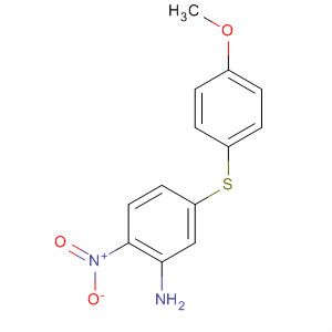 708257-33-4  Benzenamine, 5-[(4-methoxyphenyl)thio]-2-nitro-