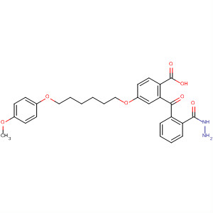 708259-56-7  Benzoic acid, 4-[[6-(4-methoxyphenoxy)hexyl]oxy]-, 2-benzoylhydrazide