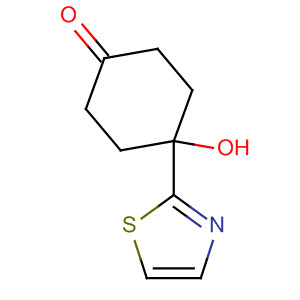 708274-03-7  Cyclohexanone, 4-hydroxy-4-(2-thiazolyl)-
