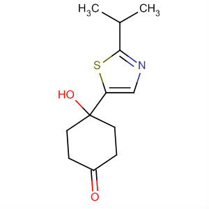 708274-14-0  Cyclohexanone, 4-hydroxy-4-[2-(1-methylethyl)-5-thiazolyl]-