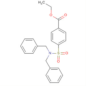 708276-36-2  Benzoic acid, 4-[[bis(phenylmethyl)amino]sulfonyl]-, ethyl ester