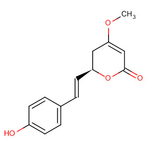 70950-74-2  2H-Pyran-2-one,5,6-dihydro-6-[(1E)-2-(4-hydroxyphenyl)ethenyl]-4-methoxy-, (6R)-