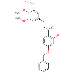 709611-94-9  2-Propen-1-one,1-[2-hydroxy-4-(phenylmethoxy)phenyl]-3-(3,4,5-trimethoxyphenyl)-