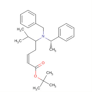 709669-76-1  2-Heptenoic acid,6-methyl-5-[[(1S)-1-phenylethyl](phenylmethyl)amino]-, 1,1-dimethylethylester, (2Z,5R)-