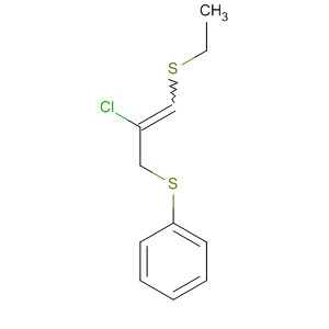 70967-16-7  Benzene, [[2-chloro-3-(ethylthio)-2-propenyl]thio]-