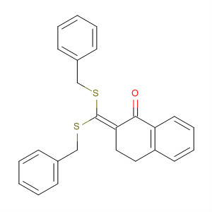 70972-28-0  1(2H)-Naphthalenone, 2-[bis[(phenylmethyl)thio]methylene]-3,4-dihydro-