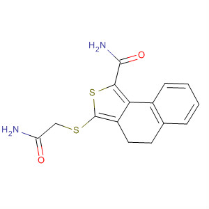 70972-42-8  Naphtho[1,2-c]thiophene-1-carboxamide,3-[(2-amino-2-oxoethyl)thio]-4,5-dihydro-