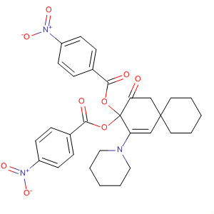 70990-25-9  Spiro[5.5]undec-4-en-2-one,3,3-bis[(4-nitrobenzoyl)oxy]-4-(1-piperidinyl)-