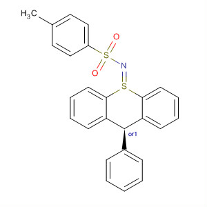 71001-72-4  9H-Thioxanthene,10,10-dihydro-10-[[(4-methylphenyl)sulfonyl]imino]-9-phenyl-, trans-