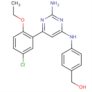 710335-06-1  Benzenemethanol,4-[[2-amino-6-(5-chloro-2-ethoxyphenyl)-4-pyrimidinyl]amino]-