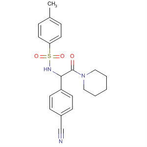 71079-07-7  Piperidine, 1-[(4-cyanophenyl)[[(4-methylphenyl)sulfonyl]amino]acetyl]-