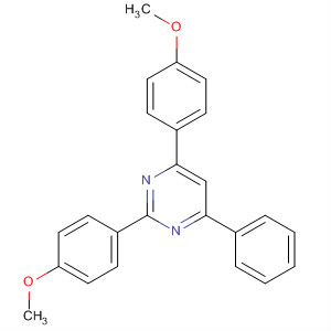 71103-75-8  Pyrimidine, 2,4-bis(4-methoxyphenyl)-6-phenyl- 71103-75-8  Pyrimidine, 2,4-bis(4-methoxyphenyl)-6-phenyl-