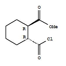 71606-03-6  Cyclohexanecarboxylicacid, 2-(chlorocarbonyl)-, methyl ester, trans- (9CI)