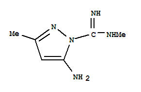 71680-59-6  1H-Pyrazole-1-carboximidamide,5-amino-N,3-dimethyl-