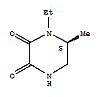 71754-91-1  2,3-Piperazinedione,1-ethyl-6-methyl-, (6S)-