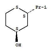 71772-84-4  2H-Thiopyran-4-ol,tetrahydro-2-(1-methylethyl)-, (2S-trans)- (9CI)