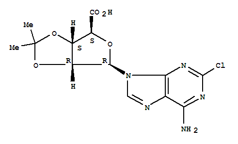 72209-19-9  b-D-Ribofuranuronic acid,1-(6-amino-2-chloro-9H-purin-9-yl)-1-deoxy-2,3-O-(1-methylethylidene)-