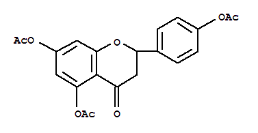 73111-01-0  4H-1-Benzopyran-4-one,5,7-bis(acetyloxy)-2-[4-(acetyloxy)phenyl]-2,3-dihydro-