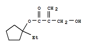 754213-66-6  2-Propenoic acid,2-(hydroxymethyl)-, 1-ethylcyclopentyl ester