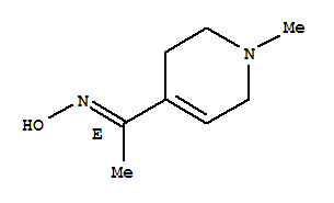 756787-09-4  Ethanone,1-(1,2,3,6-tetrahydro-1-methyl-4-pyridinyl)-, oxime, (1E)-