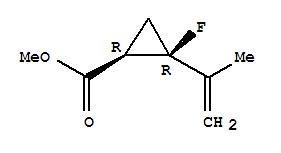 760179-39-3  Cyclopropanecarboxylicacid, 2-fluoro-2-(1-methylethenyl)-, methyl ester, (1R,2R)-rel-